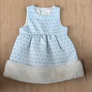 Cat & Jack Blue and White Kids Dress